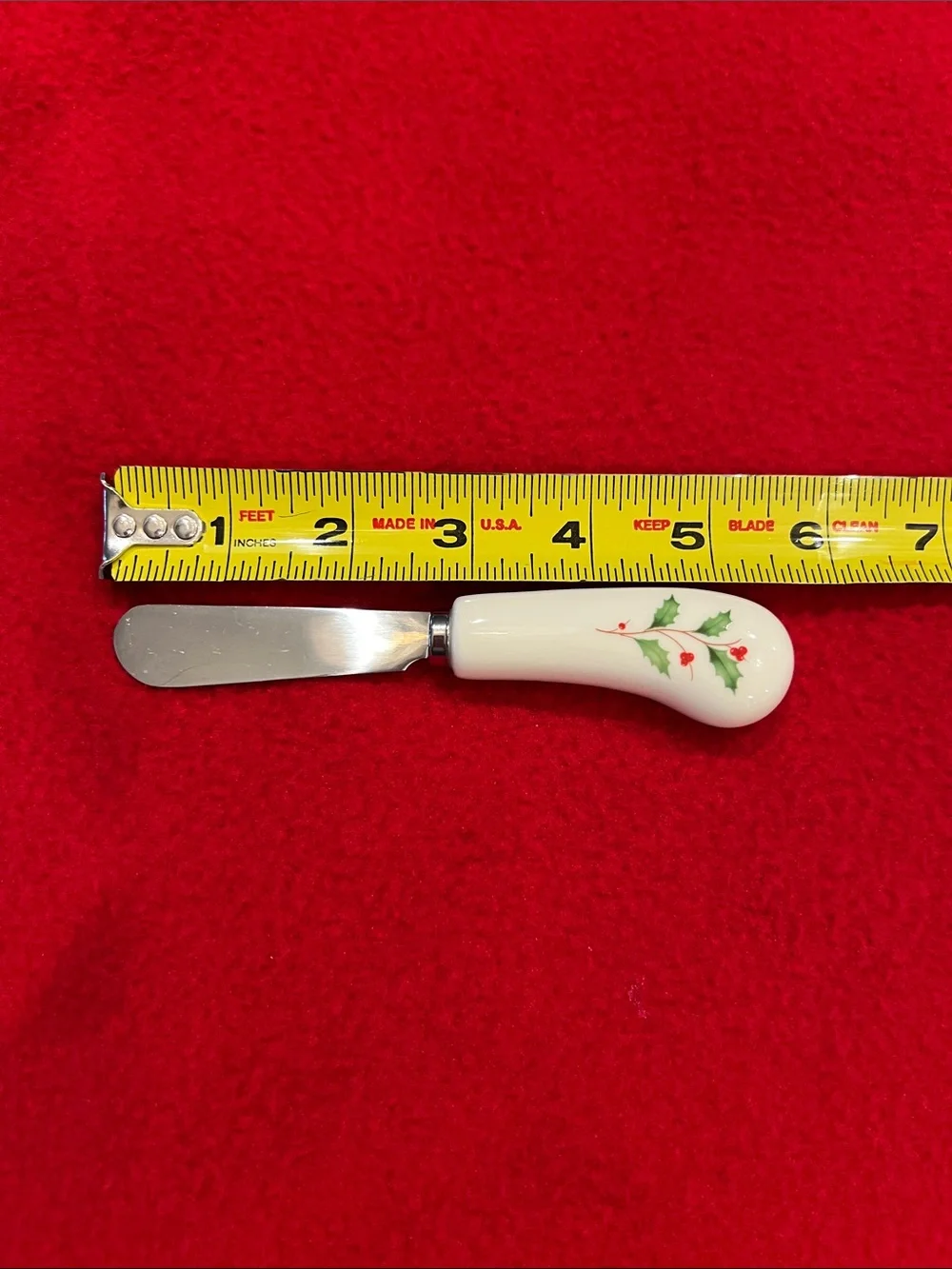 Lenox Holiday Cheese Spreaders, Classic Pattern  - Set of 3